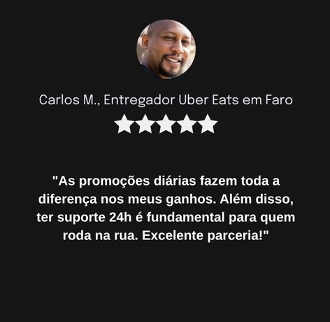"Cheguei em Portugal sem saber por onde começar. A 3WAQUISECONDUZ cuidou de tudo, desde o cadastro até o apoio com a contabilidade. Recomendo a todos!" - 1